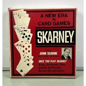 Vintage Skarney Boardgame John Scarn 30 Terrific New Card Games USA